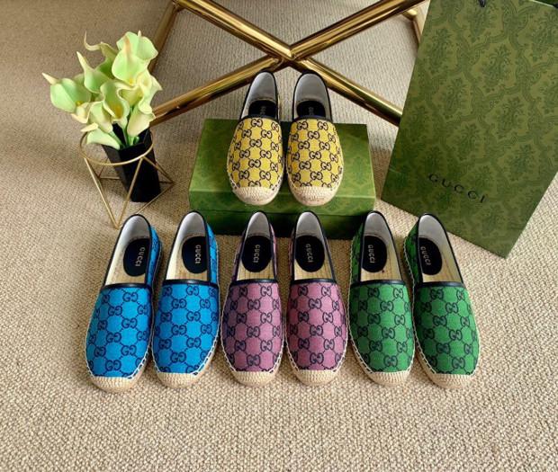 Gucci GG Multicolor Canvas Espadrilles: A Vibrant Style Statement